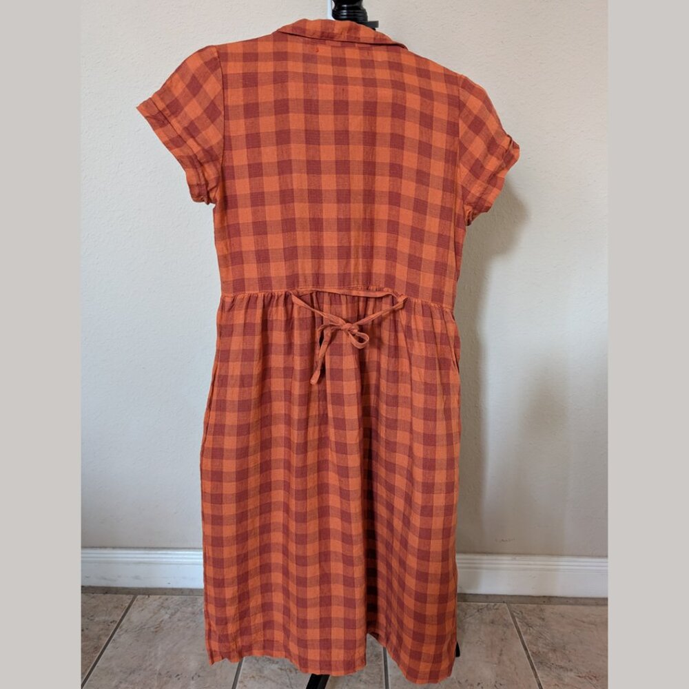 Pyne & Smith no. 30 in Marmalade Check, size XS - Picture 3 of 8